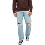 Blåa Baggy jeans från Jack & Jones på rea i Bomullsblandning för Herrar 