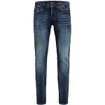 Ekologiska Blåa Slim fit jeans från Jack & Jones Tim med W44 i Denim för Herrar 