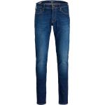Blåa Slim fit jeans från Jack & Jones på rea med L32 med W28 i Denim 