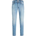 Blåa Slim fit jeans från Jack & Jones på rea med L34 med W29 i Denim 