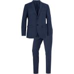 Mörkblåa Kostym-kavajer från Jack & Jones i Storlek M 