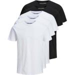 Hållbara Ekologiska Vita Kortärmade Kortärmade T-shirts från Jack & Jones på rea 5 delar i Storlek XL i Bomull för Herrar 