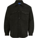 Svarta Långärmade Långärmade skjortor från Jack & Jones på rea med stretch i Storlek S 