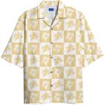 Beige Kortärmade Kortärmade skjortor från Jack & Jones i Viskos för Herrar 