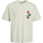 Beige Kortärmade T-shirts från Jack & Jones i Storlek XXL för Herrar 