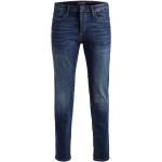 Ekologiska Blåa Slim fit jeans från Jack & Jones Tim för Herrar 