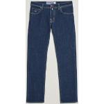 Mörkblåa Slim fit jeans med nitar från Jacob Cohen för Herrar 