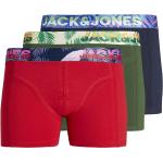 Röda Boxershorts från Jack & Jones 3 delar i Storlek M för Herrar 