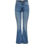 Blåa Flare jeans från Jacqueline de Yong på rea för Damer 