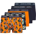 Orange Boxershorts från Jack & Jones 5 delar i Storlek S för Herrar 