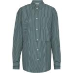 Randiga Gröna Randiga skjortor från Wood Wood i Poplin för Damer 