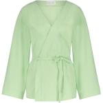 Ljusgröna Kimonoer från Jane Lushka på rea i Storlek S i Jerseytyg för Damer 