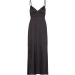 Janine Strap Dress Maxiklänning Festklänning Black HUNKYDORY