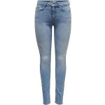 Blåa Skinny jeans från Jacqueline de Yong på rea i Storlek M för Damer 