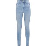 Ljusblåa High waisted jeans från Jacqueline de Yong på rea med L32 med W28 i Denim för Damer 