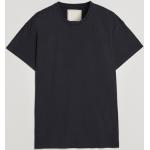 Svarta Kortärmade Kortärmade T-shirts i Bomull för Herrar 