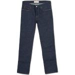 Ekologiska Blåa Slim fit jeans Otvättade för Herrar 