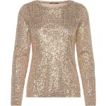 Guldiga Långärmade Långärmade blusar från Bruuns Bazaar i Storlek M för Damer 