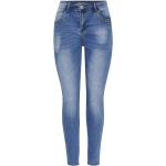 Blåa Slim fit jeans på rea i Storlek L i Denim för Damer 