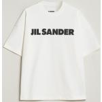 Jil Sander Round Collar Logo T-Shirt White