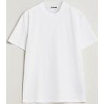 Jil Sander Round Collar Simple T-Shirt White