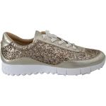 Gula Sneakers med kilklack med glitter från Jimmy Choo på rea i Läder för Damer 