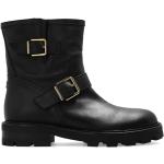 Svarta Ankle-boots med nitar från Jimmy Choo med Slip-on i Läder för Damer 
