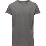 Jimmy Solid Tops T-shirts Short-sleeved Grey Resteröds