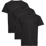 Svarta Kortärmade Kortärmade T-shirts från Jack & Jones 3 delar i Storlek S 