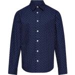 Blåa Långärmade Mönstrade skjortor från Jack & Jones i Storlek S 