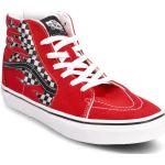 Röda Höga sneakers från Vans SK8-Hi för Flickor 
