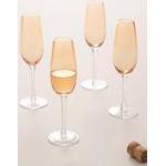 Gula Champagneglas på rea 4 delar i Glas 