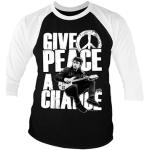 John Lennon - Give Peace A Chance Baseball 3/4 Sleeve Tee, Long Sleeve T-Shirt