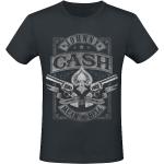 Johnny Cash T-shirt - Mean As Hell - S XXL - för Herr - svart