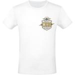 Johnny Cash T-shirt - Shield Pocket - S XXL - för Herr - vit