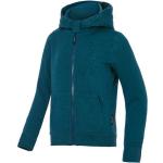 Blåa Tränings hoodies på rea i Storlek L i Flanell för Herrar 