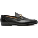 Svarta Loafers från Gucci Jordaan med Slip-on i Läder för Herrar 