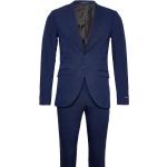 Marinblåa Kostym-kavajer från Jack & Jones i Storlek S 