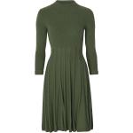 Vadlånga Gröna Stickade klänningar från Jumperfabriken i Storlek XL i Bomull för Damer 