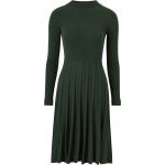Mörkgröna Stickade klänningar från Jumperfabriken i Storlek XL för Damer 