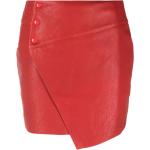 Röda Skinnkjolar Asymmetriska från Zadig & Voltaire i Storlek XL i Läder för Damer 