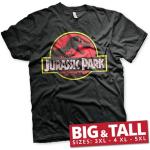 Jurassic Park Distressed Logo Big & Tall T-Shirt, T-Shirt