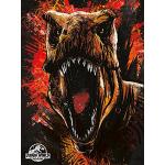 Jurassic värld – fallet Kingdom T-rex skiss kanvas tryck, flerfärgad, 60 x 80 cm