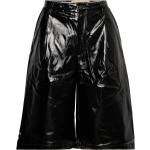 Jxjaden Faux Leather Berm Hw Shorts Black JJXX