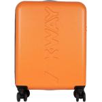 Orange Resväskor på hjul från K-WAY på rea i Polykarbonat för Damer 