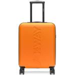 Orange Resväskor med 4 hjul från K-WAY med Anti-stöld system för Herrar 