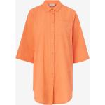 Orange Skjortklänningar från Kaffe i Storlek S i Bomull för Damer 