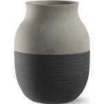 Antracit-grå Vaser från Kähler Design Omaggio - 20 cm 