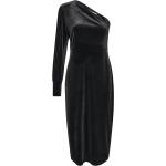 Knälånga Svarta Enaxlade klänningar från Kaffe i Storlek XS för Damer 