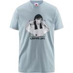 Blåa Kortärmade Kortärmade T-shirts från Kappa Authentic på rea i Storlek L för Herrar 